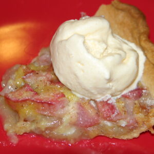 Grandma Ruth’s Rhubarb Cream Pie