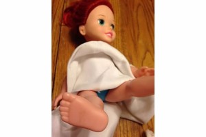 Removing Sharpie from Doll Skin - Her View From Home