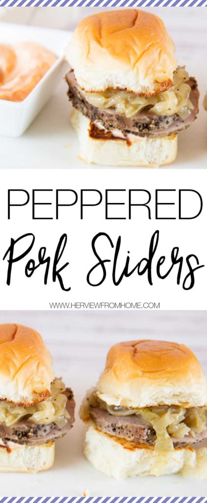 You won't believe how amazing these sliders are until you try them for yourself. The perfect leftovers recipe, these peppered pork sliders are fantastic as a main meal or as a quick, delicious snack. 
