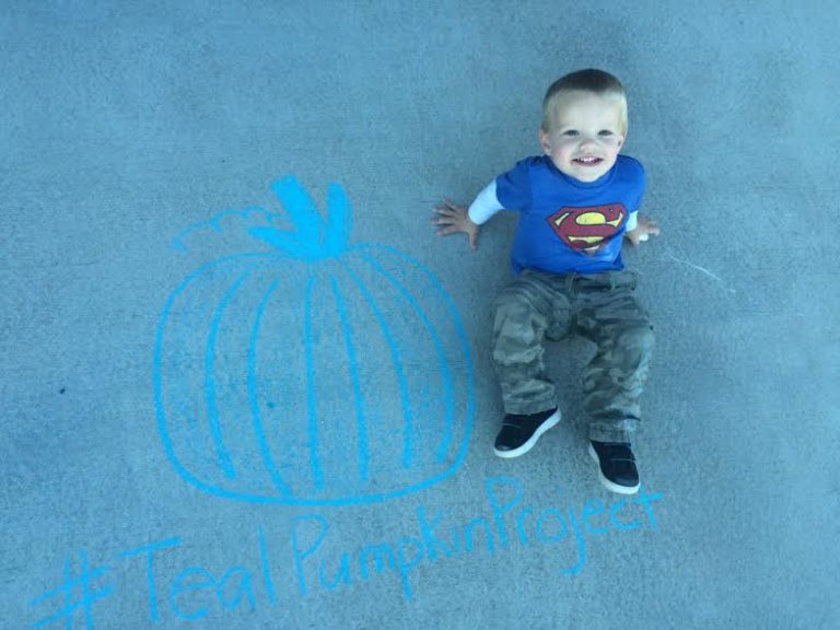 Teal Pumpkins Can Save My Son's Life www.herviewfromhome.com