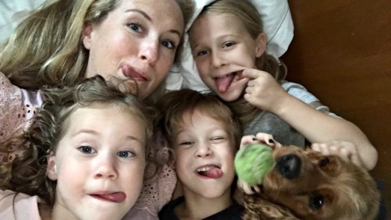 This mom knew it was time to go. Even if it meant driving alone with her three kids and a dog for four days. But she did it. Because moms are amazing.