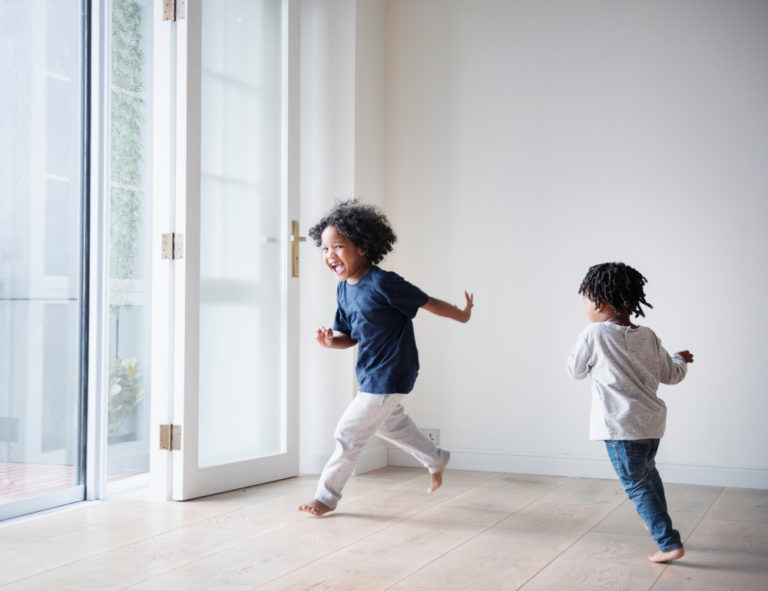 kids running at home www.herviewfromhome.com