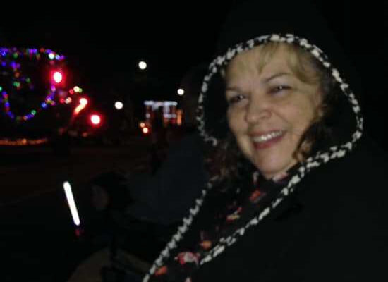 Smiling older mother at Christmas