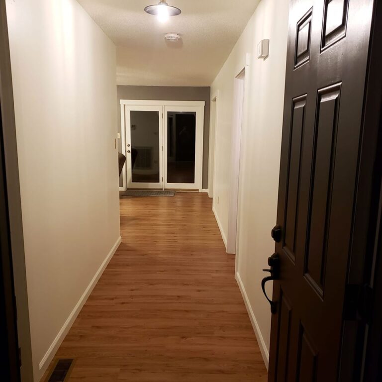 Hallway leading into house