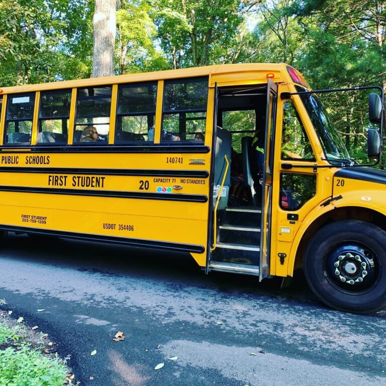 School bus, color photo