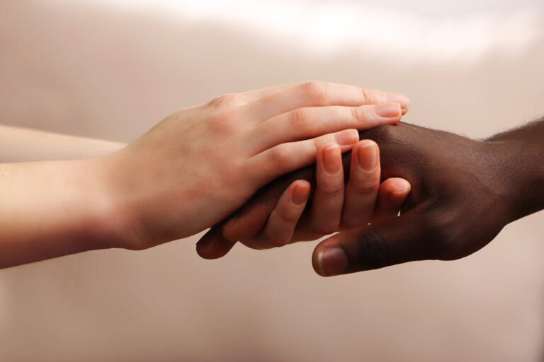 interracial hands