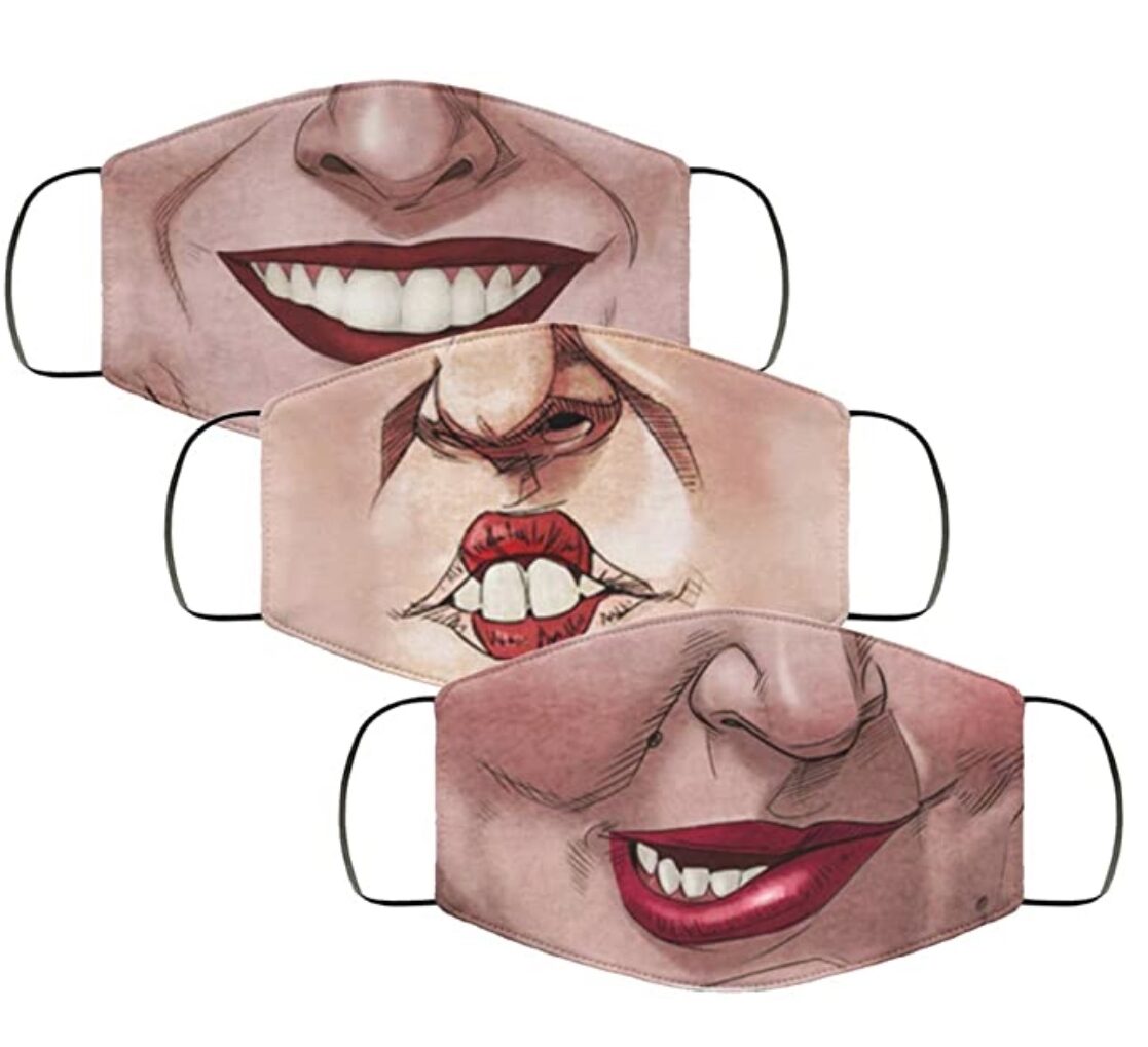 3 face coverings
