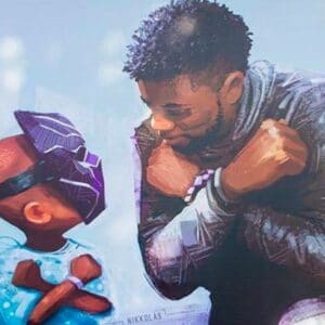 Disney Commissions Chadwick Boseman Mural Fit For a King