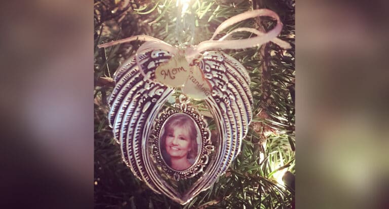 ornament in tree