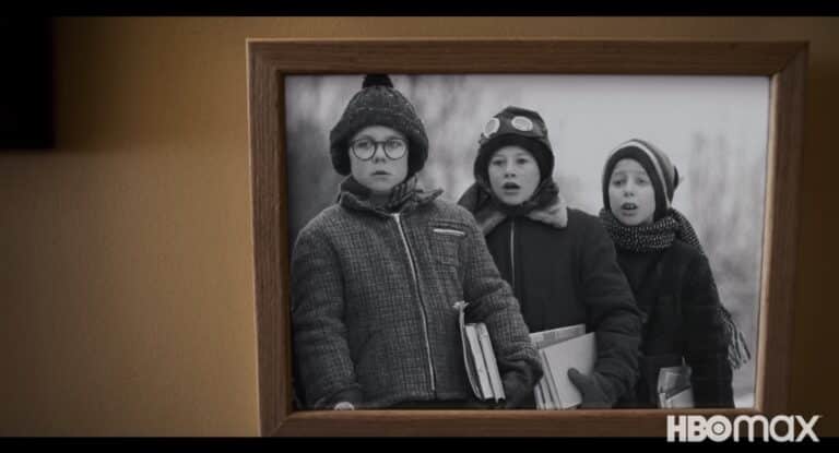 A Christmas Story Christmas teaser showing Ralphie, Flick, and Scnwartz