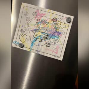 There’s a Drawing on My Refrigerator Where Only Dreams Used to Be