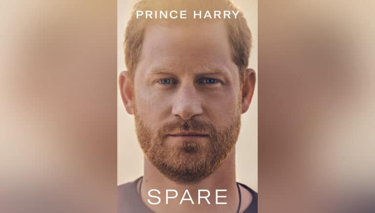 Prince Harry book cover Spare