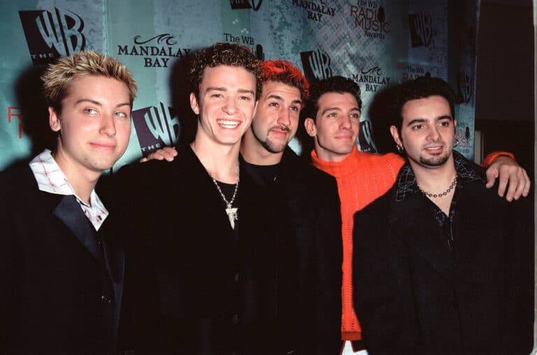 Boy band *NSYNC in a photo from 2000