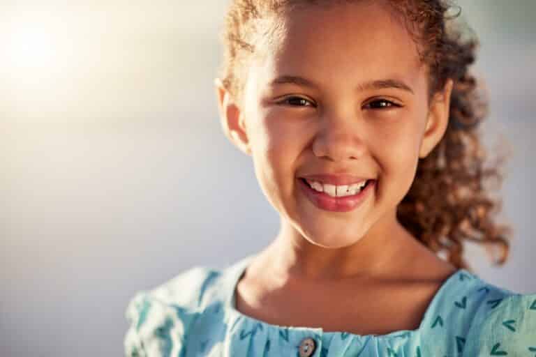 Smiling young girl