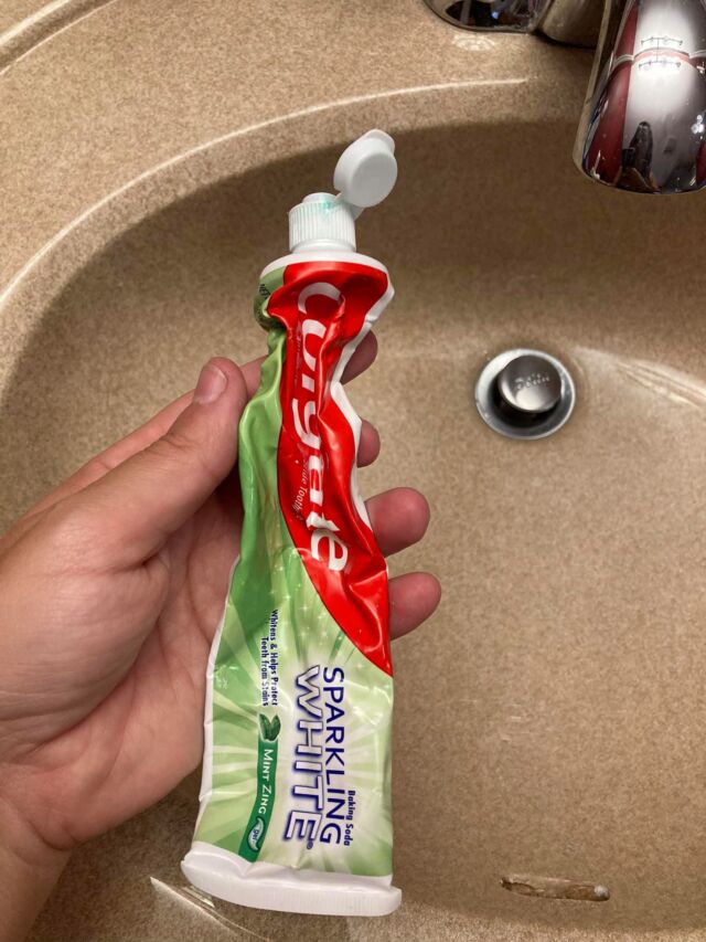 My husband squeezes the toothpaste out of the tube like a child. It's a strange thing. It must be a habit he never outgrew.

But I leave my coffee mugs and water glasses all over the house like a teenager.

Sometimes he spits his toothpaste on the bathroom mirror.

I also leave cupboards open.

He's really bad at folding laundry.

I leave my books and notebooks strewn about.

But after 13 years of marriage, we understand that these things are not worth nagging the other person about. We don't need to mention them or cause a fuss. So, I clean up his toothpaste and he picks up all of my glasses and puts them in the dishwasher.

And we thank each other for the things we DO appreciate.

Like my husband locking the doors and turning off all the lights every night before bed.

Or taking out the garbage.

And he thanks me (in front of the kids, thank you) for cooking dinner or signing them up for their activities.

To be a good teammate doesn't mean perfection. It means accepting one another's flaws for what they are—humans being human.

Humans doing their best to love one another.

Humans making mistakes—daily.

Humans messing up and then cleaning up.

What I've learned in marriage is that an imperfect marriage can also be a pretty extraordinary one.

Not despite its flaws—but because of them.

Shared with permission from Angela Anagnost-Repke