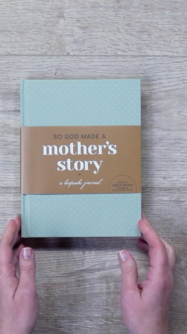 ➡️If you want to get this beautiful journal, comment the word “journal” and we’ll send a link directly to you!

🌷How much do you really know about your mother? Do you know her story? 

🌻Our new keepsake journal is filled with thoughtful questions, writing prompts, and space for a mother or mother figure to write about life before and beyond motherhood. Heartwarming quotes from a chorus of mothers are scattered throughout. Here she can share about her history, her hopes and dreams and fears—in a language of love that too often goes unspoken. 

💐The perfect gift for any mother, So God Made a Mother’s Story is an invitation to go deeper into a mother’s unique story and create a keepsake those who love her will cherish forever.❤️

🪻Tap the link in bio to order or comment journal and we’ll send the link directly to you.

🌹So God Made a Mother’s Story is available now everywhere books are sold! Grab yours online or in-store at Target, Barnes and Noble and Books-A-Million. Be sure to check your favorite independent book store too!

Thank you for your incredible support. It means so much to all of us!