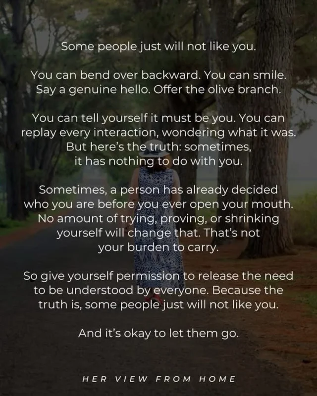 It’s OK to let them go🤍