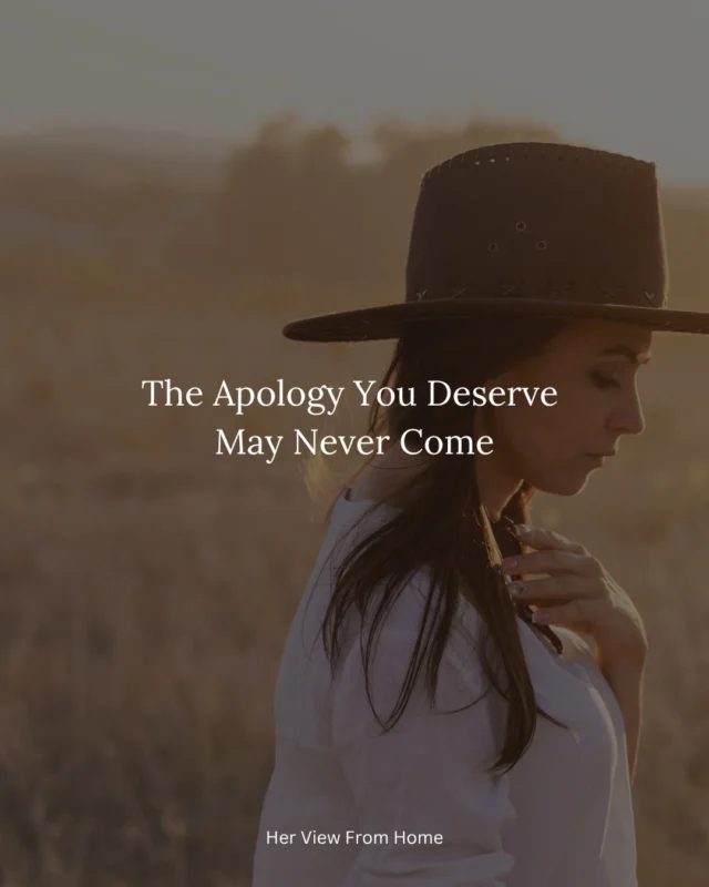 “You have to accept that you will likely never get the apology you deserve.”

When my therapist said those words, I felt everything at once-anger, resentment, heartbreak. It was as if the air had been pulled straight from my lungs. Because accepting that truth meant letting go of something I had been holding onto for a long time: the hope that one day, it would all be acknowledged.

My family was deeply wronged. Not in a way that can be brushed off or easily forgotten, but in a way that cut to the core. There were lies wrapped in deception, words twisted beyond recognition, intentions deliberately misunderstood. It wasn’t just hurtful-it was damaging. The kind of damage that lingers, settles in, and takes years to begin untangling.

*Comment “essay” and we’ll DM this to you or head to the bio to read in full. 

Written by @brittany.moore107