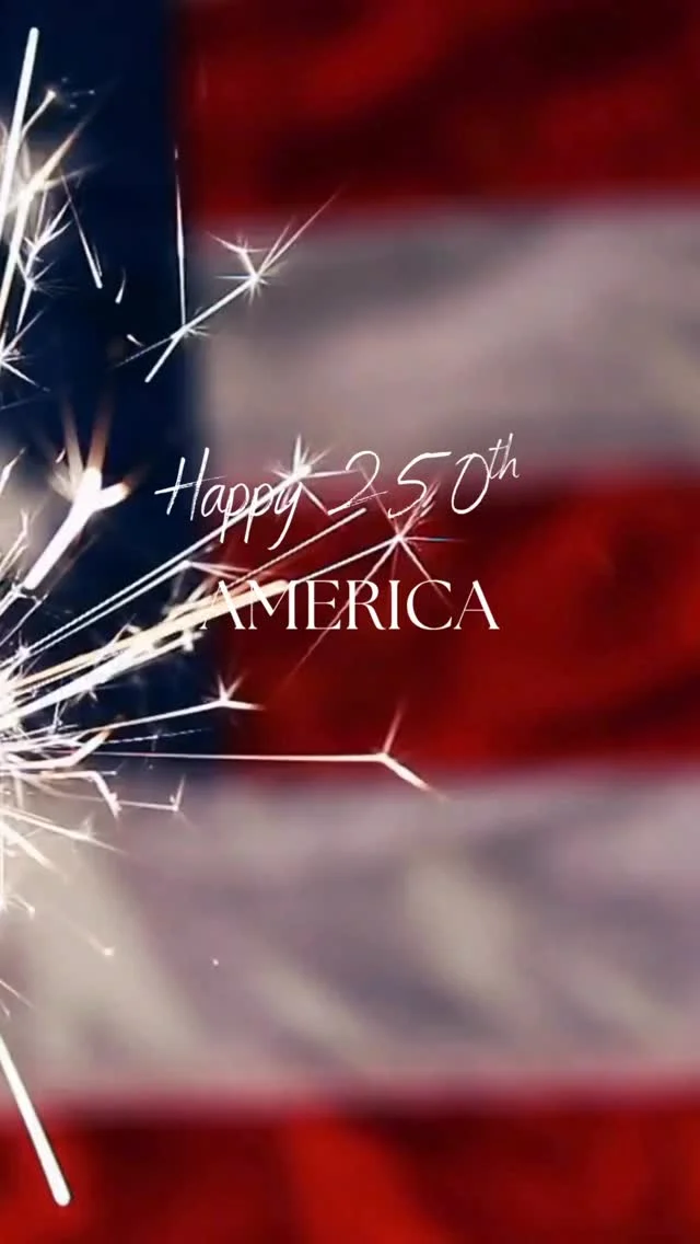 Happy Birthday, America! Have a safe weekend, friends!🎆🇺🇸