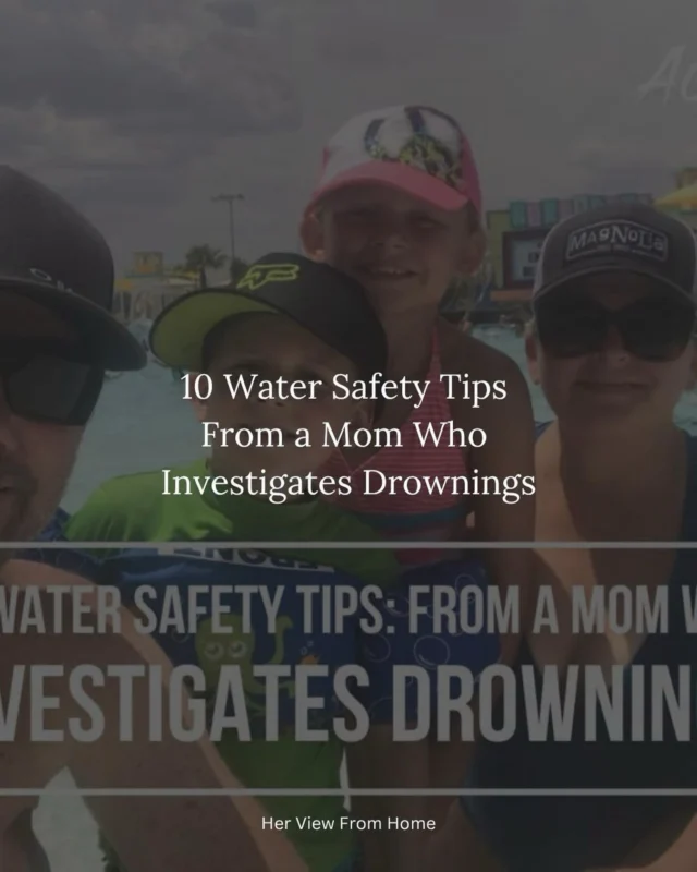 I investigate drownings. I understand the realities of what can happen, often so quickly and quietly. I read a lot about water safety and tips telling parents paying attention to their children and not being distracted, which is so important. We see so many news articles about drowning during this time of year, but a lot of the advice isn’t practical and just highlights the problems, so I decided to write my own list of tips to help.

Here is a list of 10 random things I do to keep my own kids safe in the water.

Comment “water” and we’ll send this essay to your inbox🤍