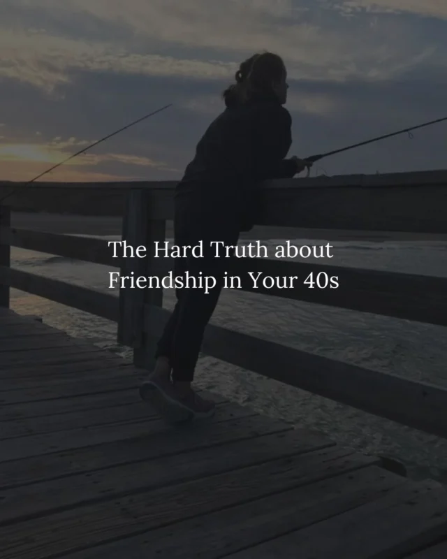 No one can really prepare you for how much friendships change in your 40s.

We expect life shifts—kids grow, schedules fill, jobs demand more, and aging parents need us in new ways. Time becomes tighter, priorities change, and naturally, friendships have to adjust. That part makes sense, right?

But what doesn’t get talked about enough is the quiet, hard shift, the one where it’s not just time or distance creating friendship gaps, but something deeper.

Comment “essay” and we’ll DM this to you or head to the bio above to read in full.

Written by Jessica Carik